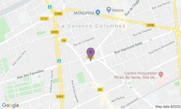 Localisation Mtre Bisson Brigitte