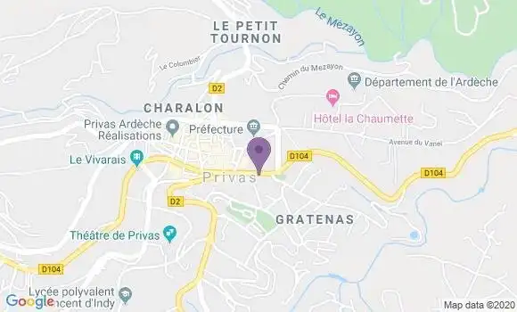 Localisation Mtre Vesson Bernard