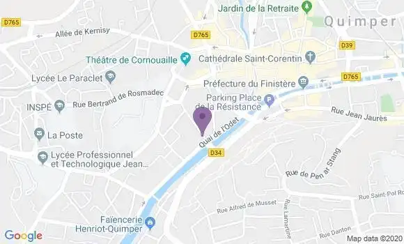 Localisation Mtre Briec Gérard