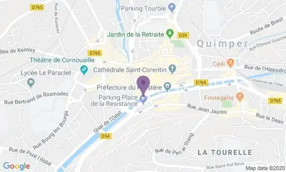 Localisation Mtre Garet Ronan