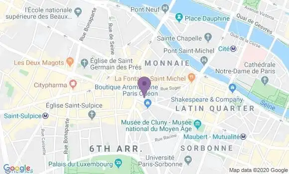 Localisation Mtre Cabaud Remy Elisabeth