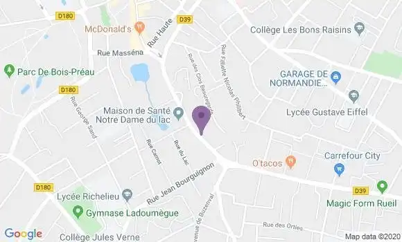 Localisation Mtre Caubel Sophie
