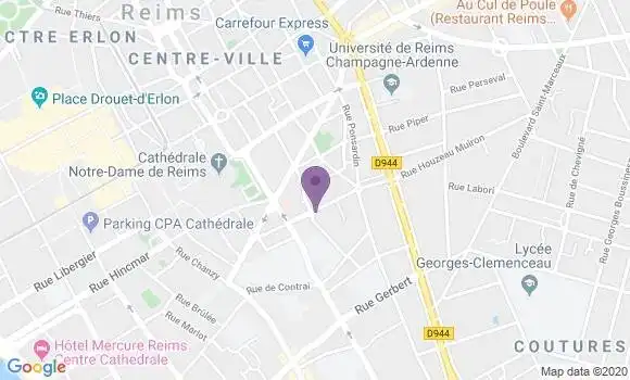 Localisation Mtre Camus Estelle