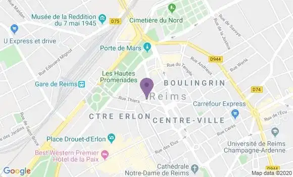 Localisation Mtre Dales Blandine