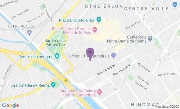 Localisation Mtre Evrard Carole