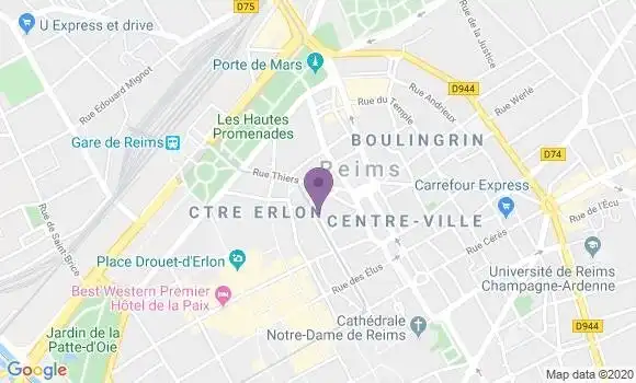 Localisation Mtre Godet Regnier Eric