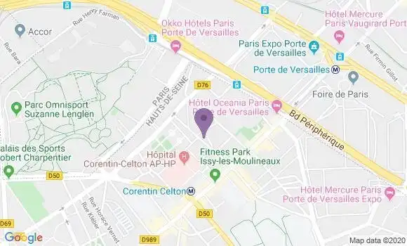 Localisation Mtre Cota Coralie
