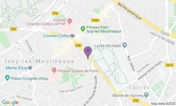 Localisation Mtre Coulon Catherine