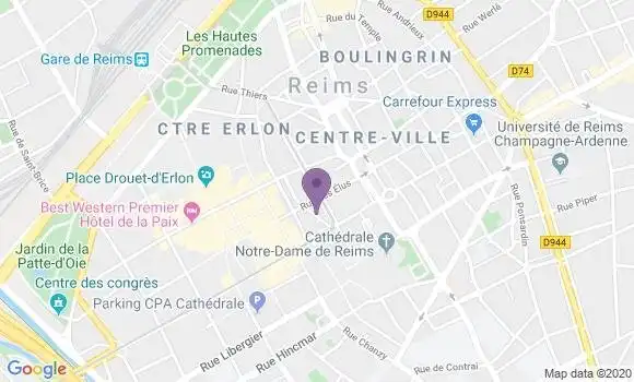 Localisation Mtre Monvoisin Jean François