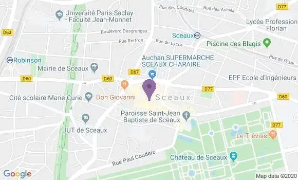 Localisation Mtre Daudanne Richard