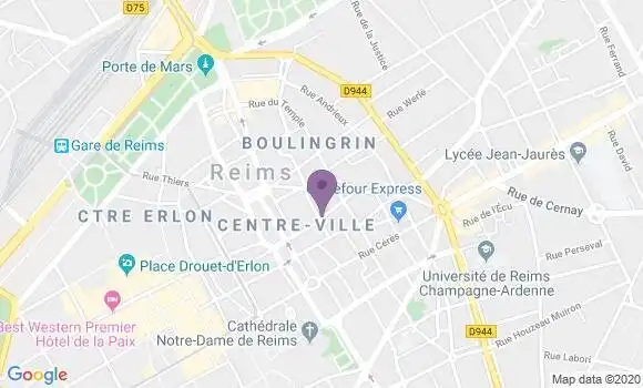 Localisation Mtre Robert Jean Emmanuel