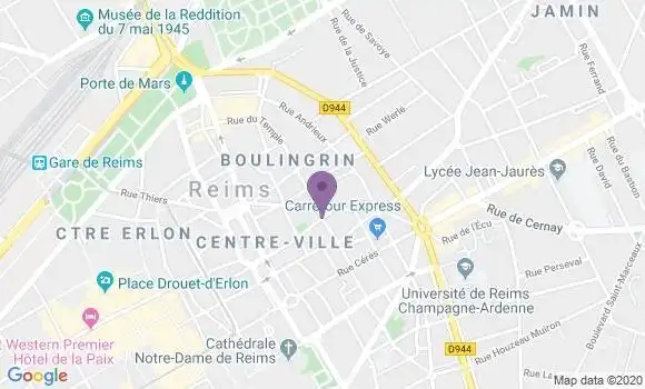 Localisation Mtre Thil Céline