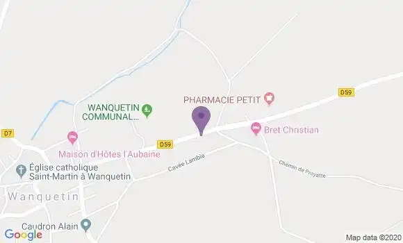 Localisation Mtre Cadet Bernard