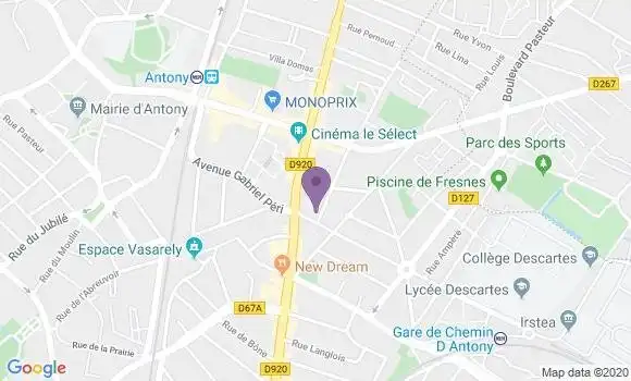Localisation Mtre Domisse Marie Ange