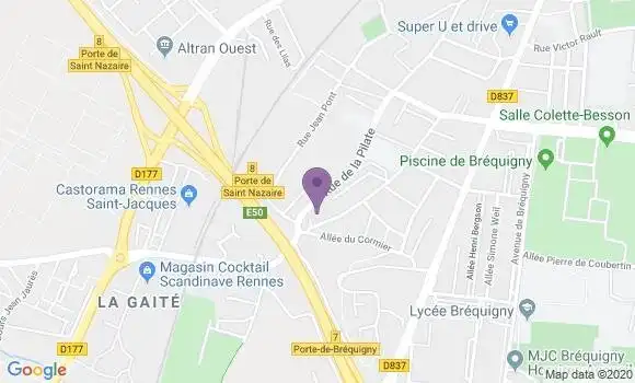 Localisation Mtre Bonnaud Lesne Maryvonne