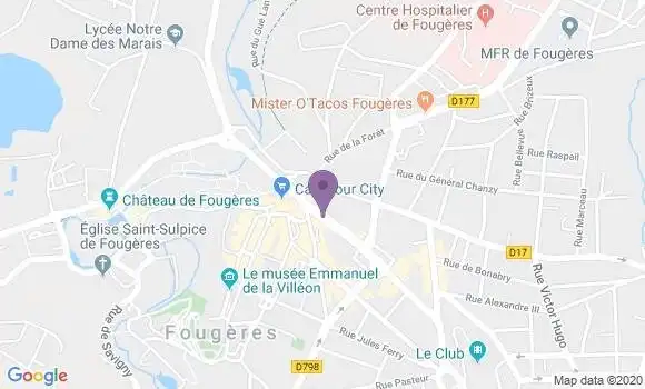 Localisation Mtre Demont Ludovic