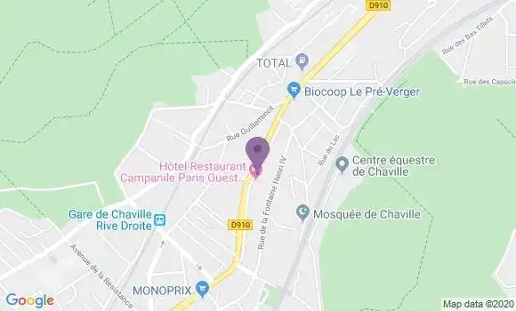 Localisation Mtre Gaillard Jeanne