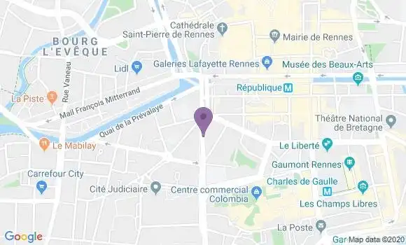 Localisation Mtre Donias Charles
