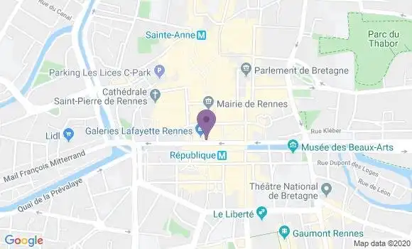 Localisation Mtre Gaborel Jean Charles