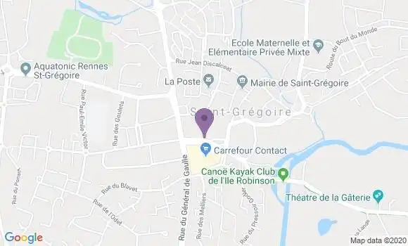 Localisation Mtre Gentric Yves