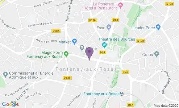 Localisation Mtre Gillot Menin Pascale