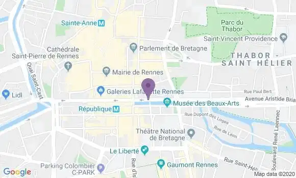 Localisation Mtre Le Gall Guineau Carole