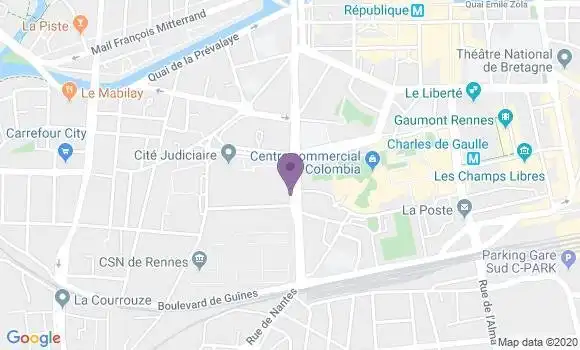 Localisation Mtre Le Grand Sébastien