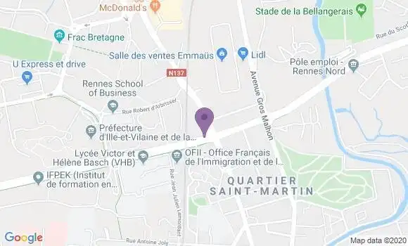 Localisation Mtre Marion Géraldine