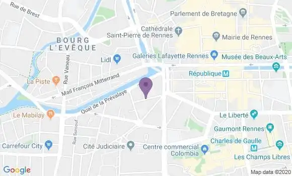 Localisation Mtre Mauffrais Anne