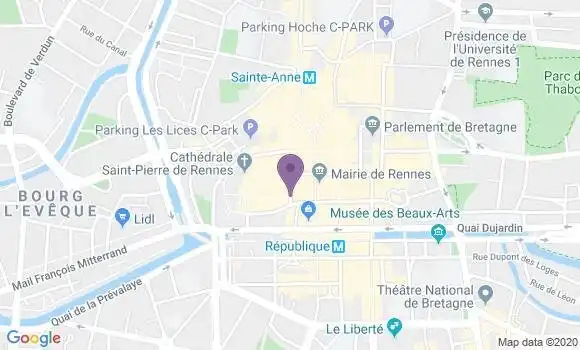 Localisation Mtre Piperaud Sophie