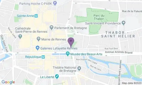 Localisation Mtre Prigent Erwan