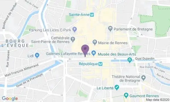 Localisation Mtre Prunault Laurence