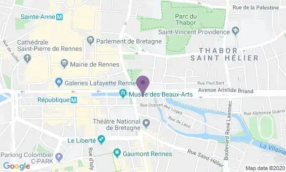 Localisation Mtre Riffaud Xavier