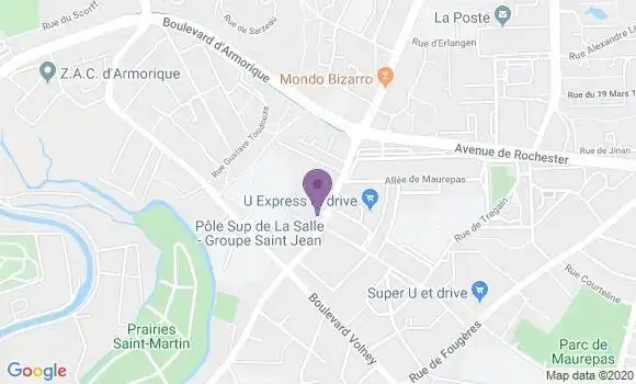 Localisation Mtre Sloan Pascale