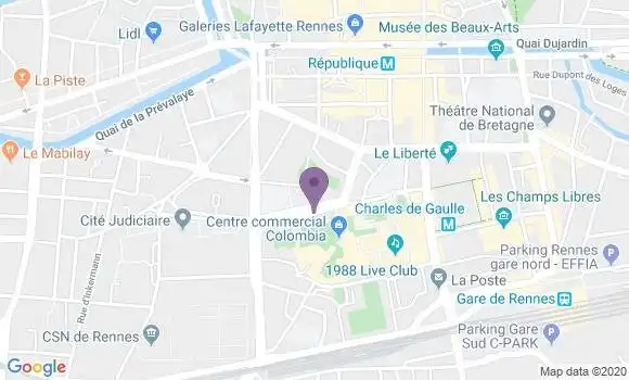 Localisation Mtre Travers Christine