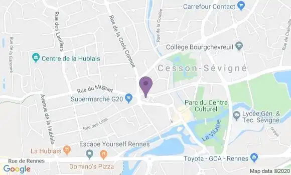 Localisation Mtre Troude Gwénaelle