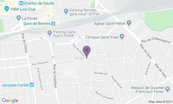 Localisation Mtre Vuillemin Anne Marie