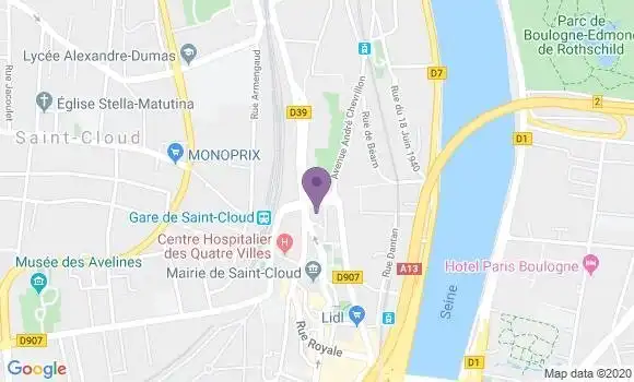 Localisation Mtre Lambert Bertrand