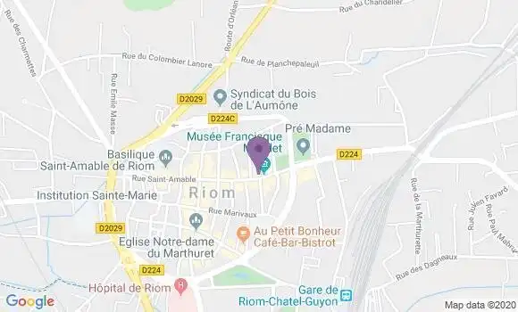 Localisation Mtre Guilhen Bernard
