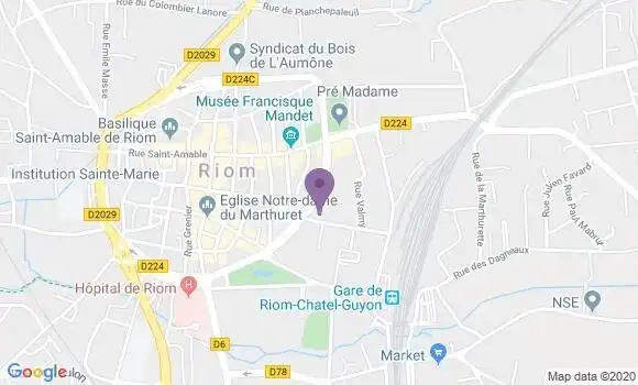 Localisation Mtre Lafond Françoise