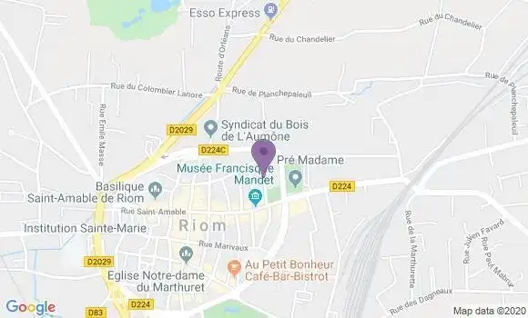 Localisation Mtre Moulinot Isabelle