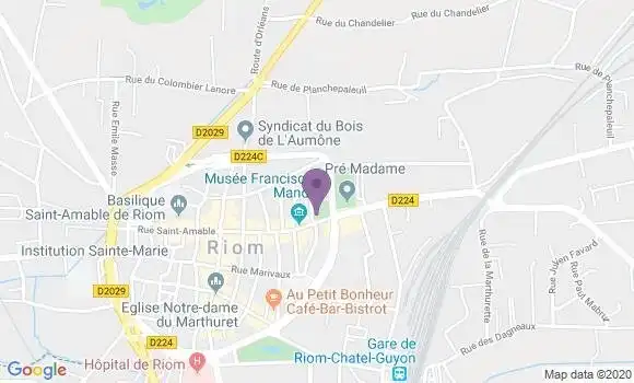 Localisation Mtre Nury Eric