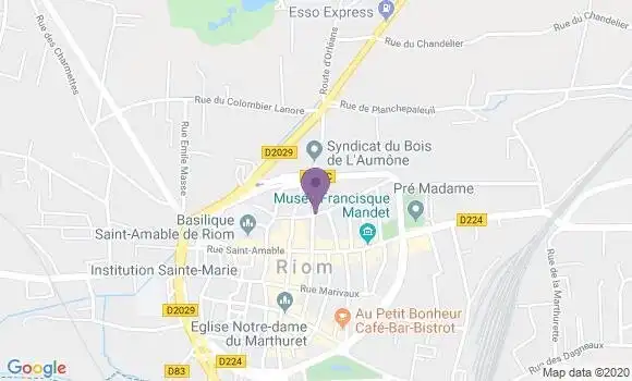 Localisation Mtre Ribes Evelyne