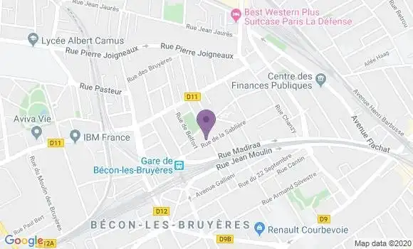 Localisation Mtre Lavelot Bertrand