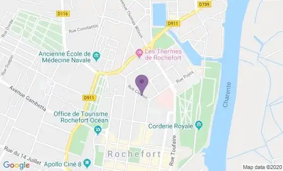 Localisation Mtre LA ROCHELLE Charles