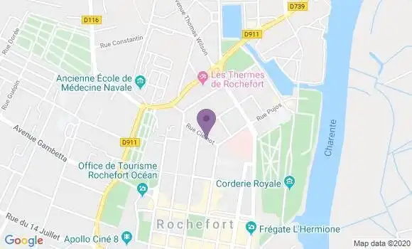 Localisation Mtre LA ROCHELLE Marie