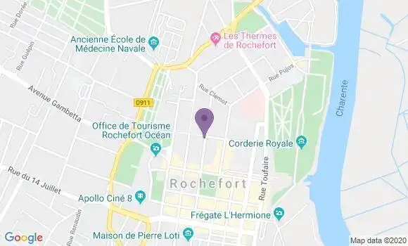 Localisation Mtre LA ROCHELLE Sophie