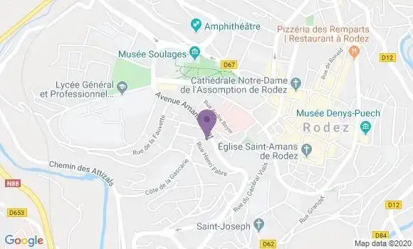 Localisation Mtre Berger François Xavier