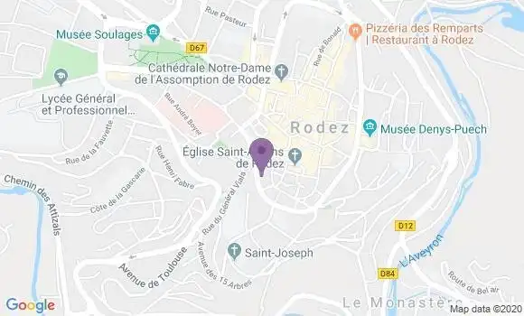 Localisation Mtre Brunel Laure