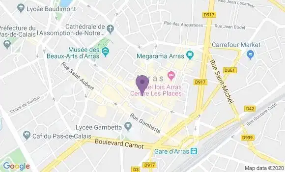 Localisation Mtre Vaast Antoine
